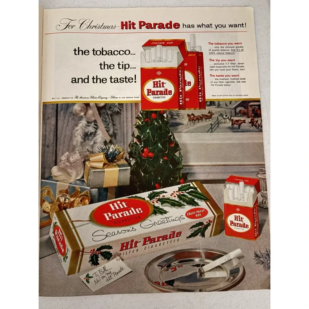 1957 DECEMBER 21, CHRISTMAS SCENE COVER BY JOHN CLYMER SATURDAY EVENING POST ADS